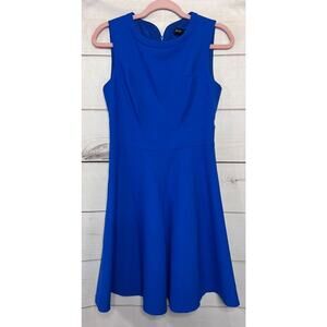 Karen Millen Vibrant Blue Dress Size 6